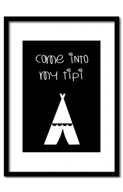 Tipi Zwart / A4