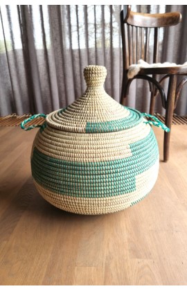 afrikaanse opbergmand zeegras groen