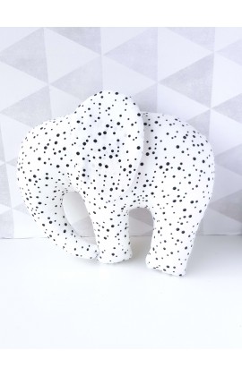 Olifant Wit Zwart Dots