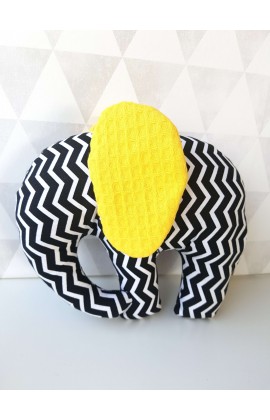 Olifant zwart zigzag